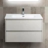 Тумба под раковину BelBagno Kraft 80 KRAFT-800-2C-SO-BO подвесная Bianco Opaco МДФ / ЛДСП