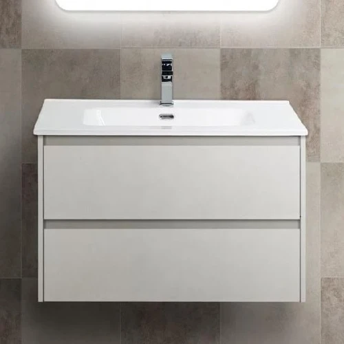Тумба под раковину BelBagno Kraft 80 KRAFT-800-2C-SO-BO подвесная Bianco Opaco МДФ / ЛДСП