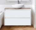 Тумба под раковину BelBagno Kraft 80 KRAFT-800-2C-SO-BO подвесная Bianco Opaco МДФ / ЛДСП