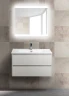 Тумба под раковину BelBagno Kraft 80 KRAFT-800-2C-SO-BO подвесная Bianco Opaco МДФ / ЛДСП