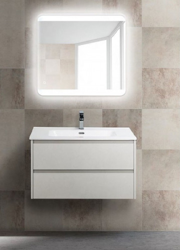 Тумба под раковину BelBagno Kraft 80 KRAFT-800-2C-SO-BO подвесная Bianco Opaco МДФ / ЛДСП
