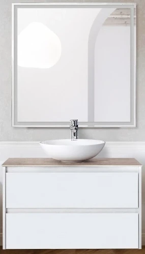 Тумба под раковину BelBagno Kraft 80 KRAFT-800-2C-SO-BO подвесная Bianco Opaco МДФ / ЛДСП