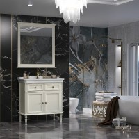 Зеркало Opadiris Кантара 85 00-00005565 Слоновая кость массив дерева, стекло