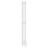 Электрический полотенцесушитель APEXTERMO Luna 1100x80 LN10111WM с крючками цвет Белый матовый