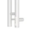 Электрический полотенцесушитель APEXTERMO Luna 1100x80 LN10111WM с крючками цвет Белый матовый