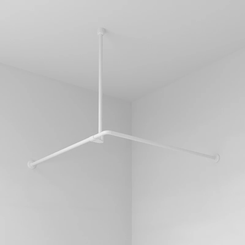 Карниз для ванны WasserKRAFT Kammel 90x90 SC-839090 Белый