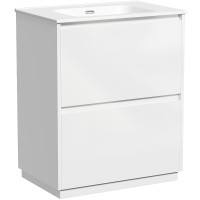 Тумба под раковину Sancos Libra Floor 70 LB70FW Белый глянец МДФ / ЛДСП