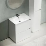 Тумба под раковину Sancos Libra Floor 70 LB70FW Белый глянец МДФ / ЛДСП