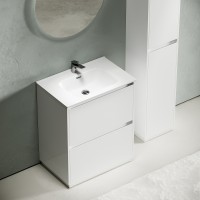 Тумба под раковину Sancos Libra Floor 70 LB70FW Белый глянец МДФ / ЛДСП