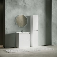 Тумба под раковину Sancos Libra Floor 70 LB70FW Белый глянец МДФ / ЛДСП