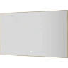 Зеркало Boheme Modern 120x70 543-120-G с подсветкой Золото с сенсорным выключателем и подогревом стекло