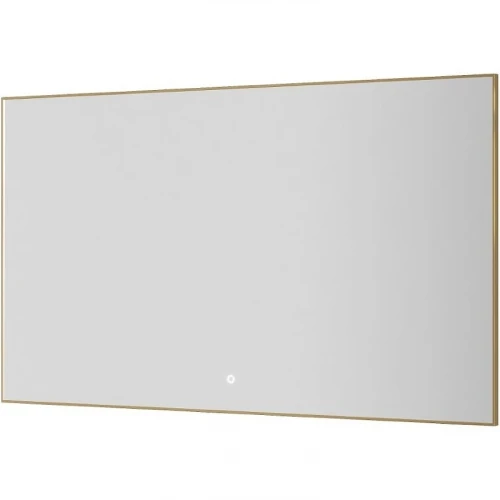 Зеркало Boheme Modern 120x70 543-120-G с подсветкой Золото с сенсорным выключателем и подогревом стекло