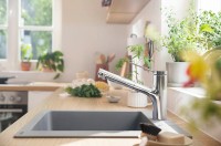 Смеситель для кухни Hansgrohe Zesis M33 2jet sBox lite 74803000 Хром латунь