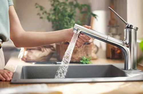 Смеситель для кухни Hansgrohe Zesis M33 2jet sBox lite 74803000 Хром латунь