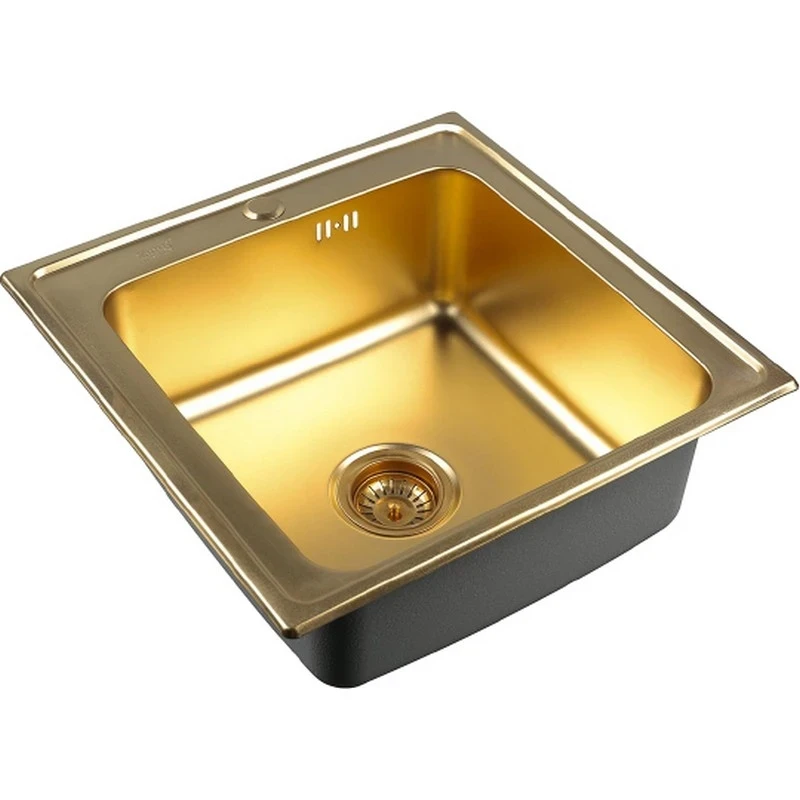 Кухонная мойка ZorG Bronze Штам SZR 5050 BRONZE Бронза нержавеющая сталь встраиваемый