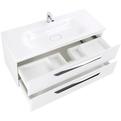 Тумба под раковину Cezares Eco 120 ECO-1200-2C-SO-BL подвесная Bianco Lucido МДФ / ЛДСП