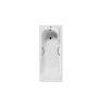 Чугунная ванна Vinsent Veron Concept 165x70 VCO1657042H/VH0015BR цвет Белый с дугообразными бронзовыми ручками