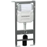 Комплект унитаза с инсталляцией Ceramicanova Metric CN3007_1002W_1000 с сиденьем Микролифт и Белой клавишей смыва фарфор подвесной