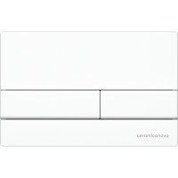 Комплект унитаза с инсталляцией Ceramicanova Metric CN3007_1002W_1000 с сиденьем Микролифт и Белой клавишей смыва фарфор подвесной