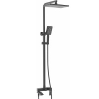 Душевая система Rose R15H R1556H Черная матовая