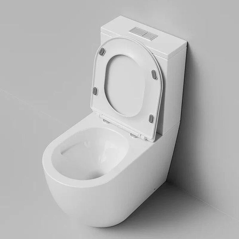 Унитаз компакт Grossman Торнадо GR-4494SQ цвет Белый с бачком и сиденьем Микролифт