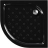 Акриловый поддон для душа Melodia della vita Round 90x90 MTYRD9090Bk Черный