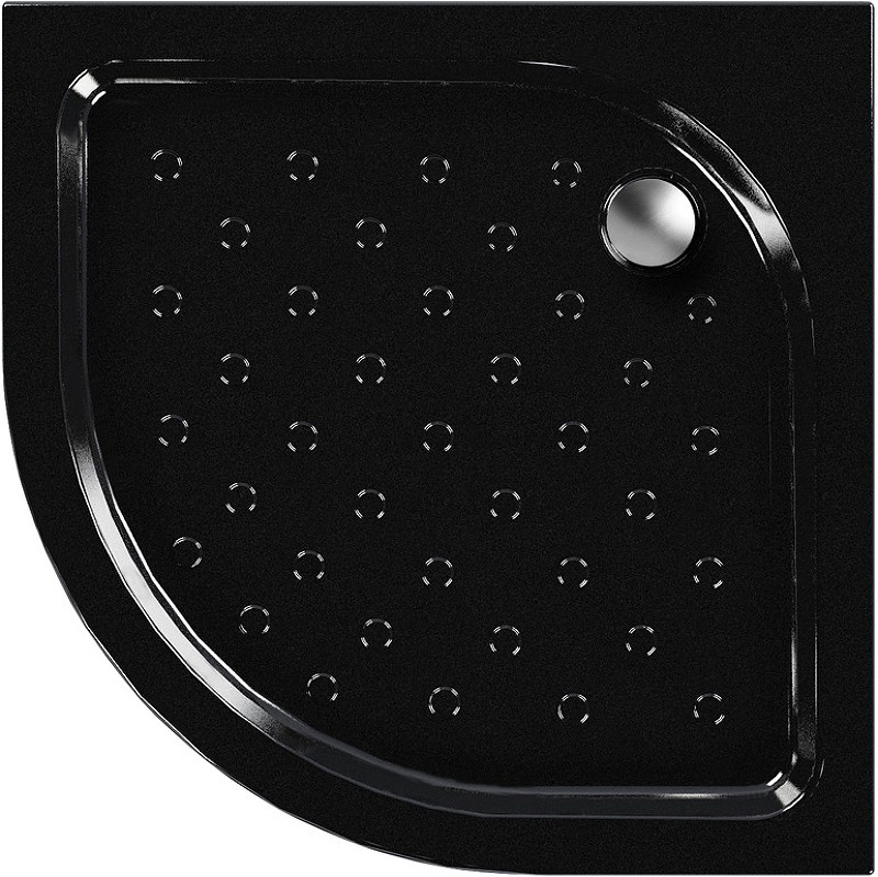 Акриловый поддон для душа Melodia della vita Round 90x90 MTYRD9090Bk Черный