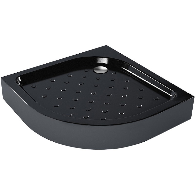 Акриловый поддон для душа Melodia della vita Round 90x90 MTYRD9090Bk Черный