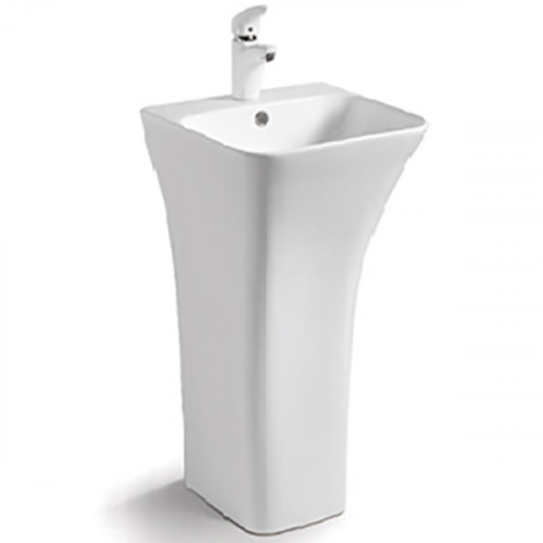 Раковина CeramaLux 45 G-315 Белая фаянс напольный