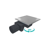 Душевой трап RGW SDR-15 60211515-01 с решеткой Хром / под плитку