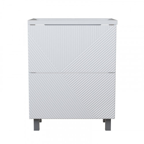 Тумба под раковину Mixline Вектор 65 554823 цвет Белый