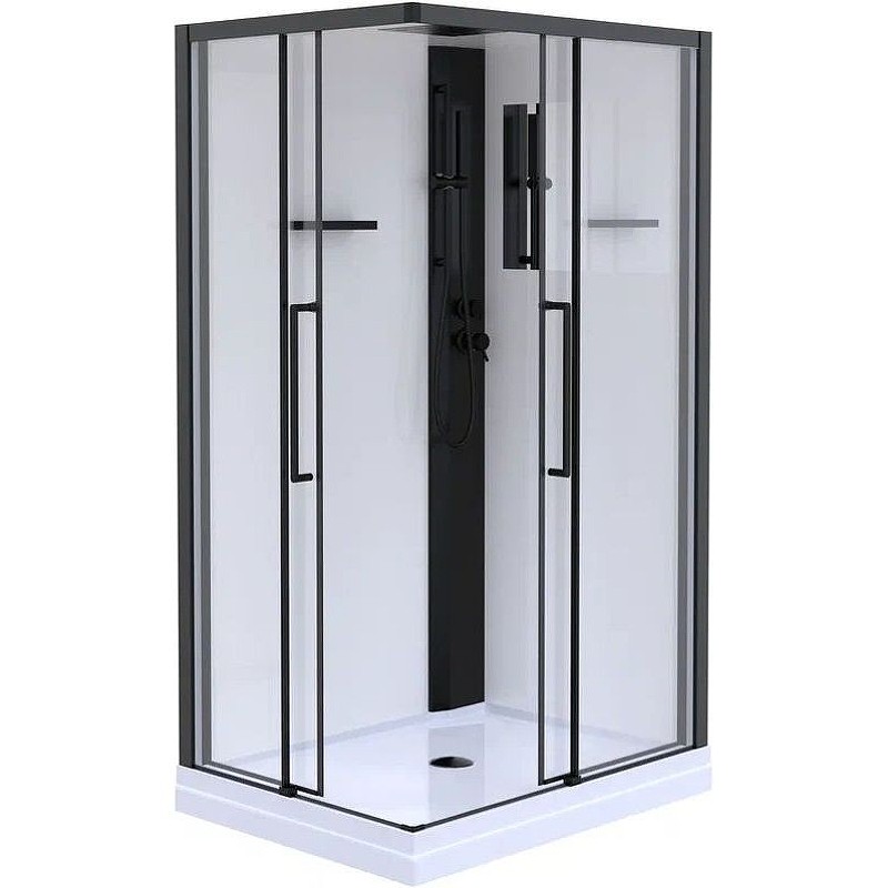 Душевая кабина Esbano Muse ESM-108CKR 100x80 L ESKM108CKRL без гидромассажа