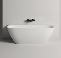 Ванна из искусственного камня Salini Sofia Wall 170х80 102522M Белая матовая