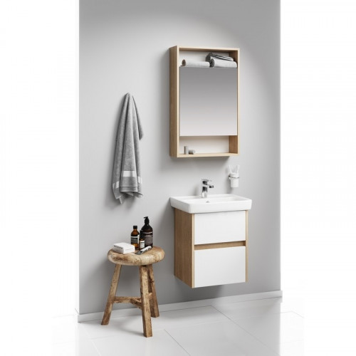 Тумба под раковину Aqwella Сити 50 CI0105DB Дуб балтийский МДФ / ЛДСП