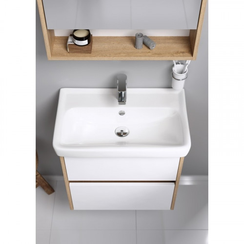 Тумба под раковину Aqwella Сити 50 CI0105DB Дуб балтийский МДФ / ЛДСП