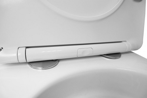 Унитаз Azario Trevi Торнадо AZ-0093UQ3 подвесной цвет Белый с сиденьем Микролифт