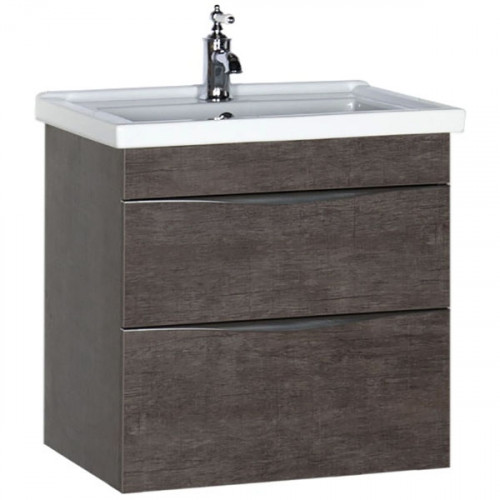 Тумба под раковину Aquanet Эвора 60 183000 подвесная Дуб антик МДФ / ЛДСП