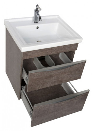Тумба под раковину Aquanet Эвора 60 183000 подвесная Дуб антик МДФ / ЛДСП