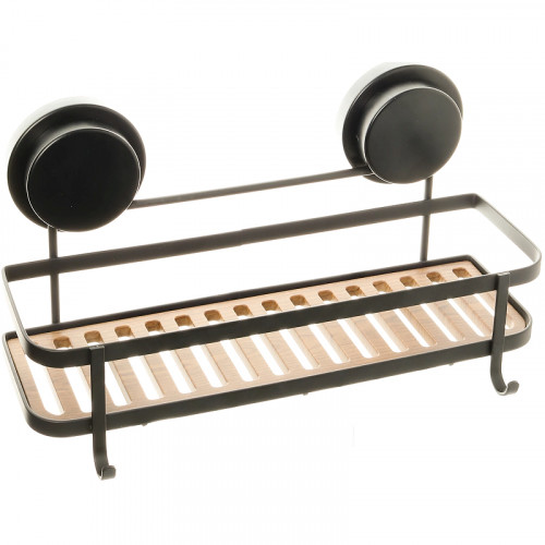 Полка корзина Fixsen Magic Wood FX-930B-1 Черная матовая Дерево