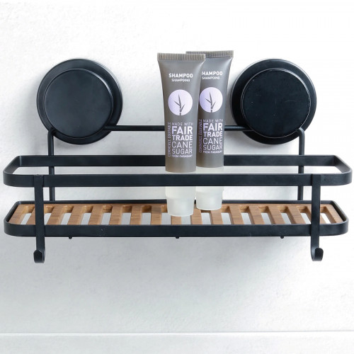 Полка корзина Fixsen Magic Wood FX-930B-1 Черная матовая Дерево