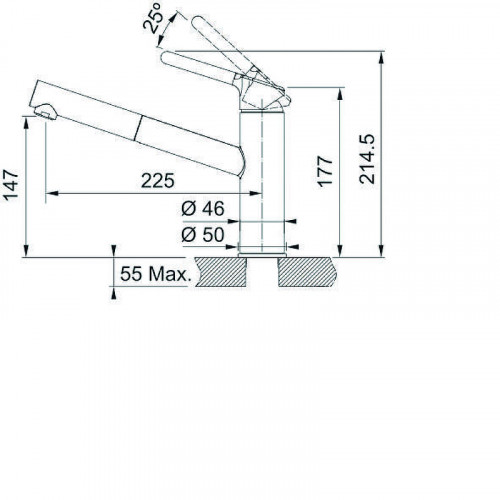 Смеситель для кухни Franke Orbit 115.0623.139 цвет Белый