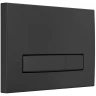 Унитаз с инсталляцией Ceramicanova Vogue CN4008T + Berges Atom 410 040340 с сиденьем Микролифт и Черной матовой клавишей смыва