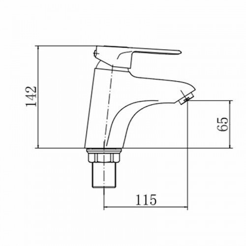 Смеситель для раковины Fashun A1004 цвет Хром