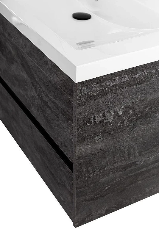 Тумба под раковину Art&Max Family M 100 Family-M-1000-2C-SO-IS подвесная цвет Железный камень