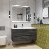 Тумба под раковину Art&Max Family M 100 Family-M-1000-2C-SO-IS подвесная цвет Железный камень