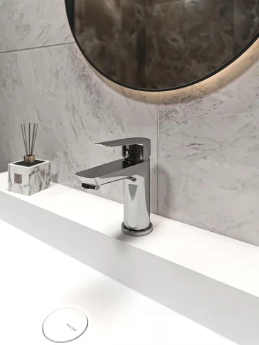 Смеситель для раковины Knotlor Ecoflow KN-10 цвет Хром