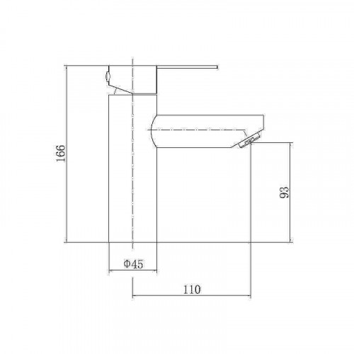 Смеситель для раковины Fashun A51101-7 цвет Черный