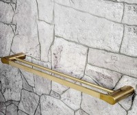 Полотенцедержатель WasserKRAFT Aisch K-5940 двойной Золото матовое