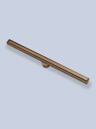 Душевой лоток AltroBagno Supremo 60 071231 BC с решеткой цвет Медь матовая / под плитку