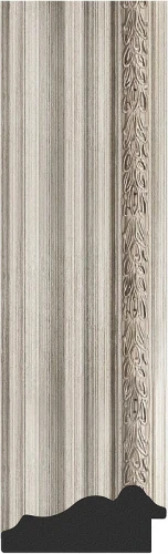 Зеркало Evoform Exclusive-G Floor 201х81 BY 6318 с гравировкой в багетной раме - Римское серебро 88 мм стекло